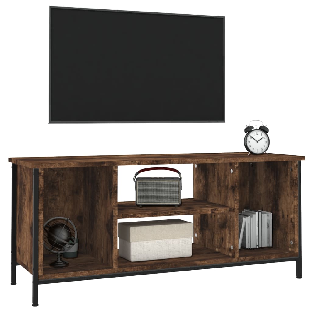 Tv-meubel 102x35x45 cm bewerkt hout eikenkleurig