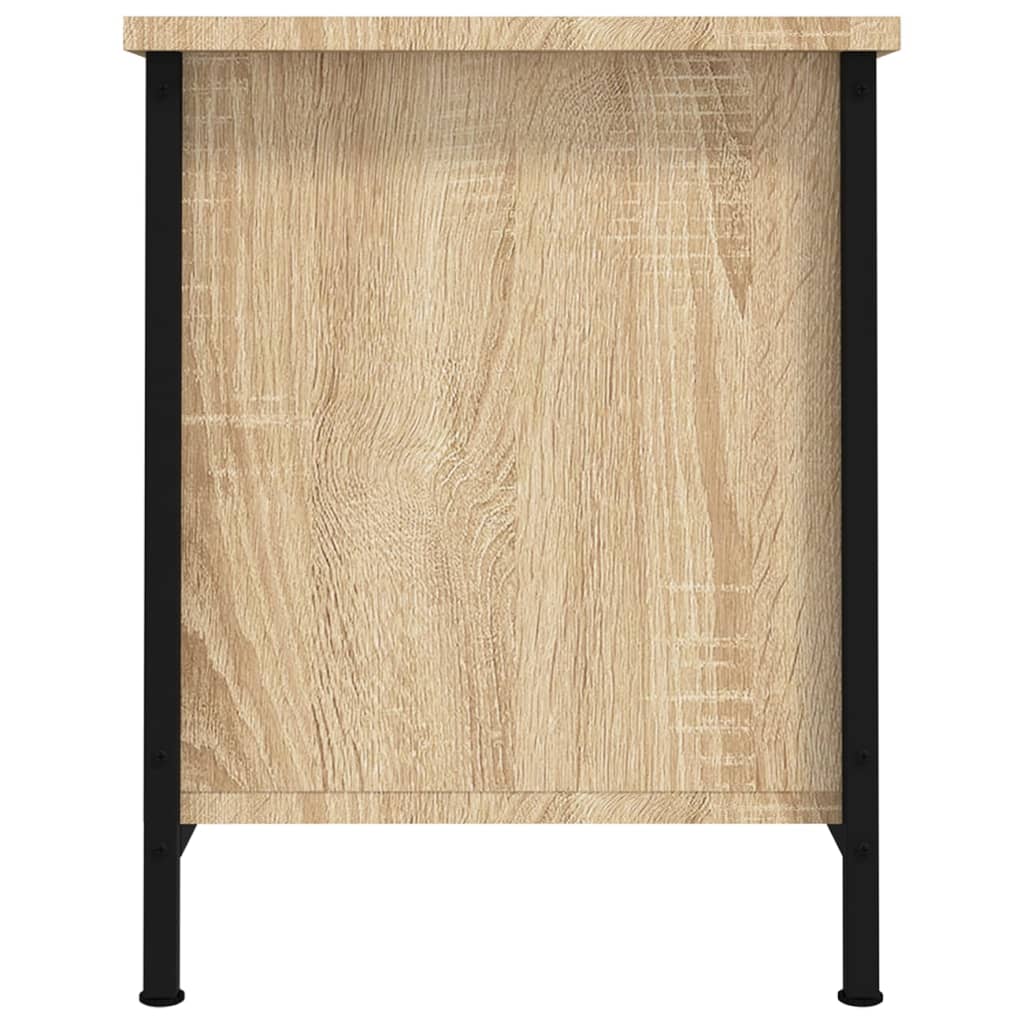 Tv-meubel met deuren 60x35x45 cm bewerkt hout