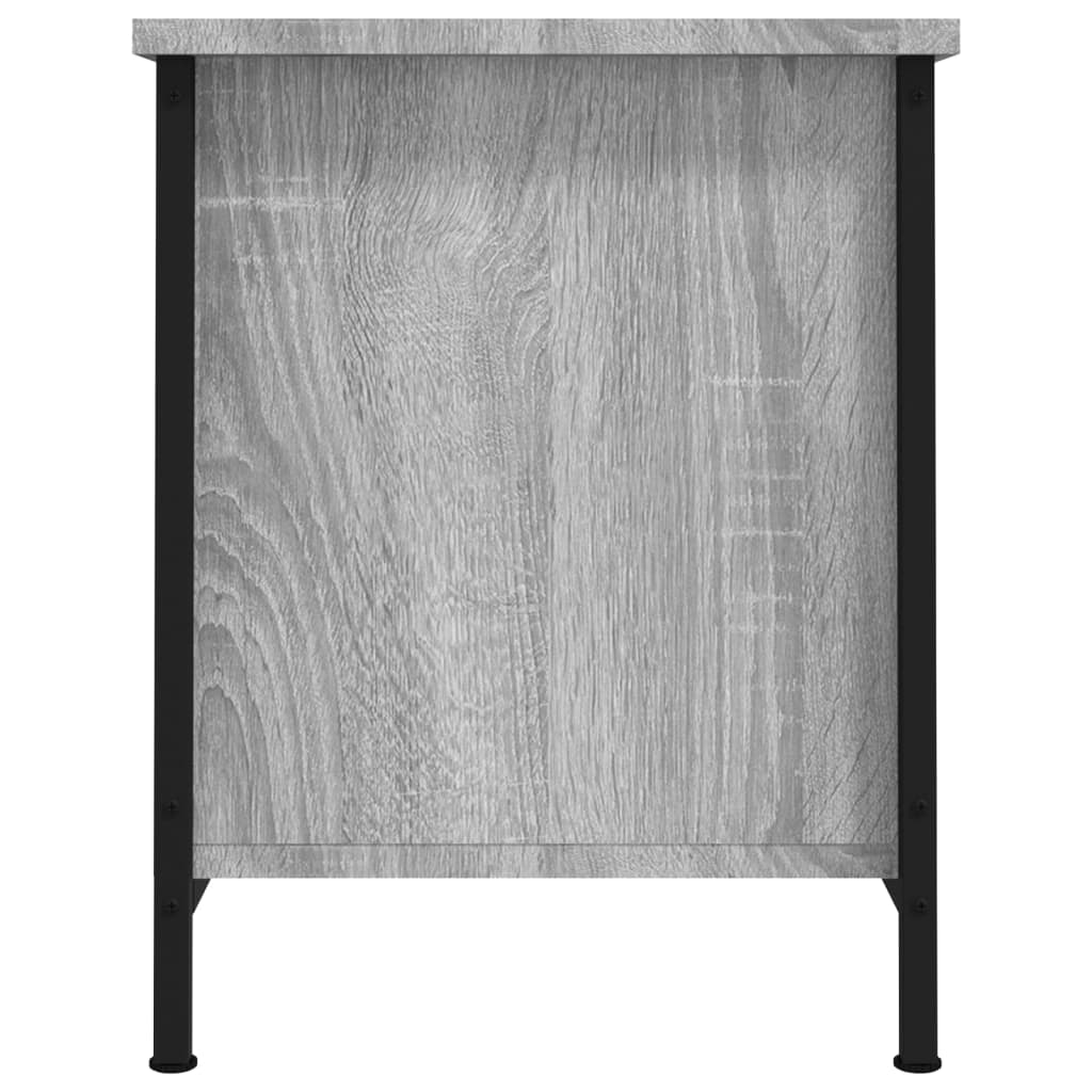 Tv-meubel met deuren 60x35x45 cm bewerkt hout