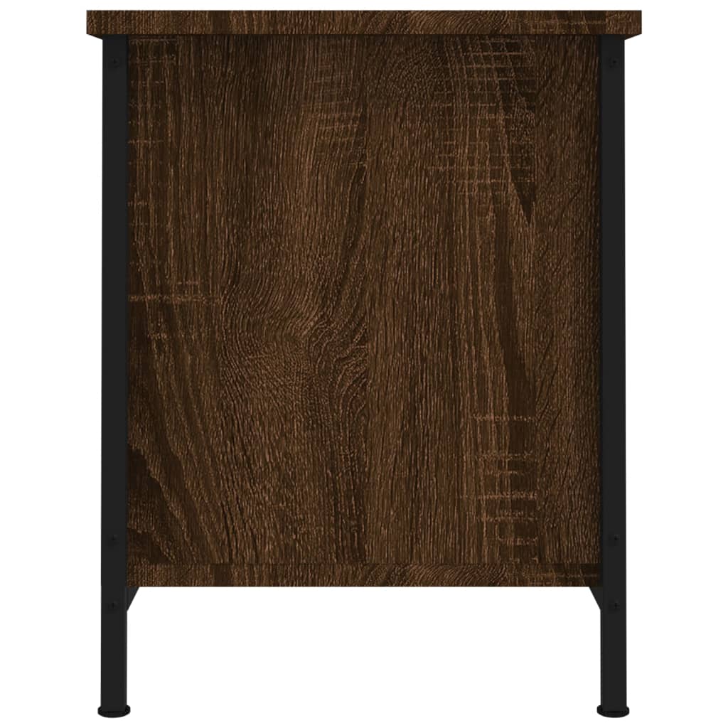 Tv-meubel met deuren 60x35x45 cm bewerkt hout