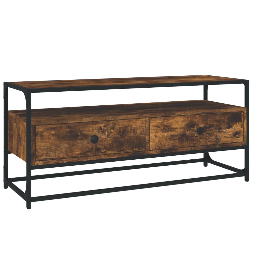 Tv-meubel 80x35x45 cm bewerkt hout sonoma eikenkleurig