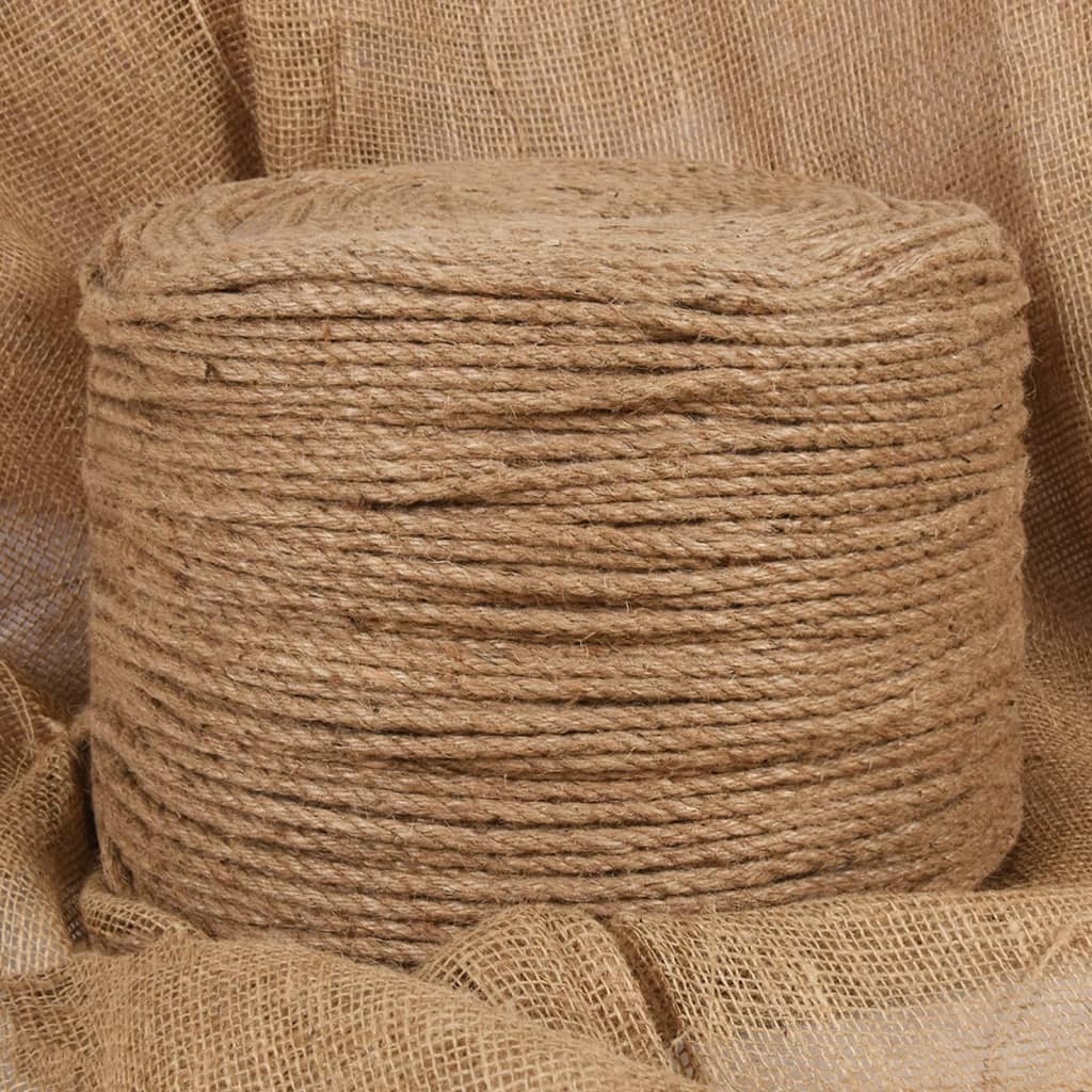 Corde de 25 m de long en jute de 36 mm d'épaisseur