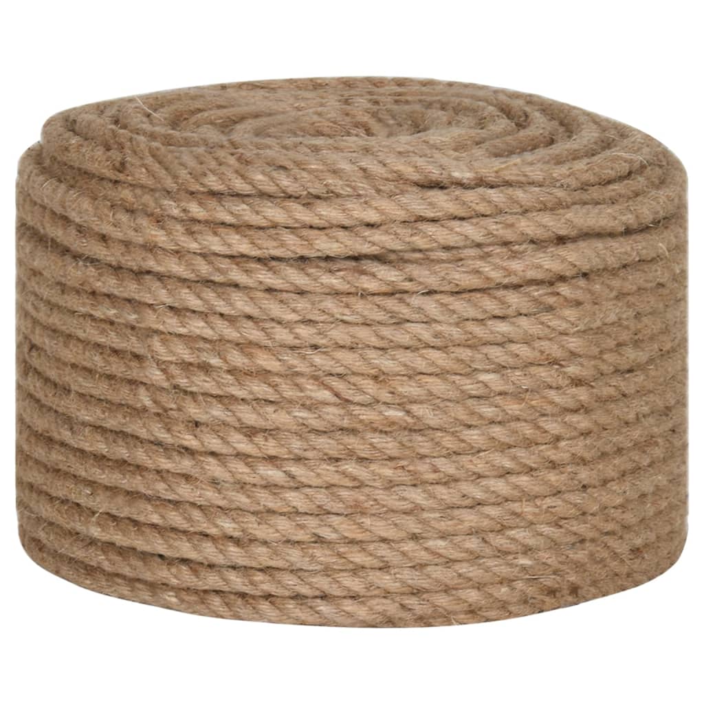 Corde de 25 m de long en jute de 36 mm d'épaisseur