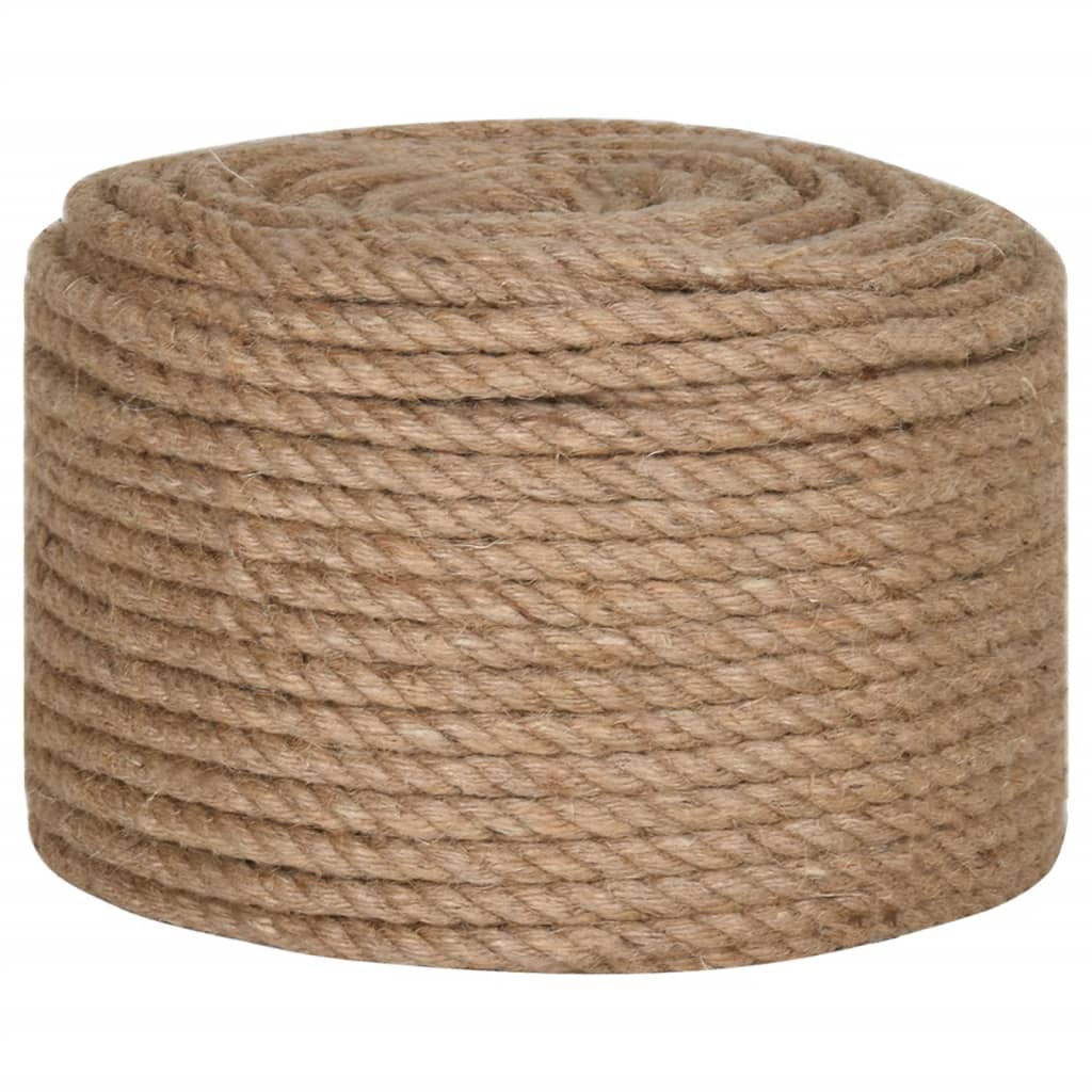 Corde de 5 m de long en jute de 50 mm d'épaisseur