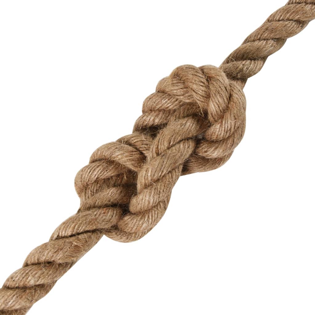 Corde de 50 m de long en jute de 6 mm d'épaisseur