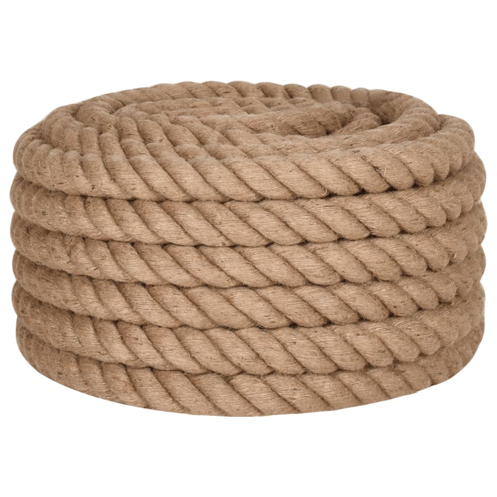 Corde de 5 m de long en jute de 50 mm d'épaisseur