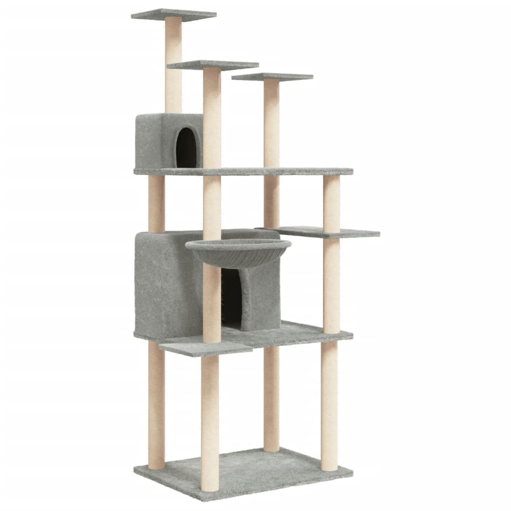 Meuble pour chat avec griffoirs en sisal 166 cm