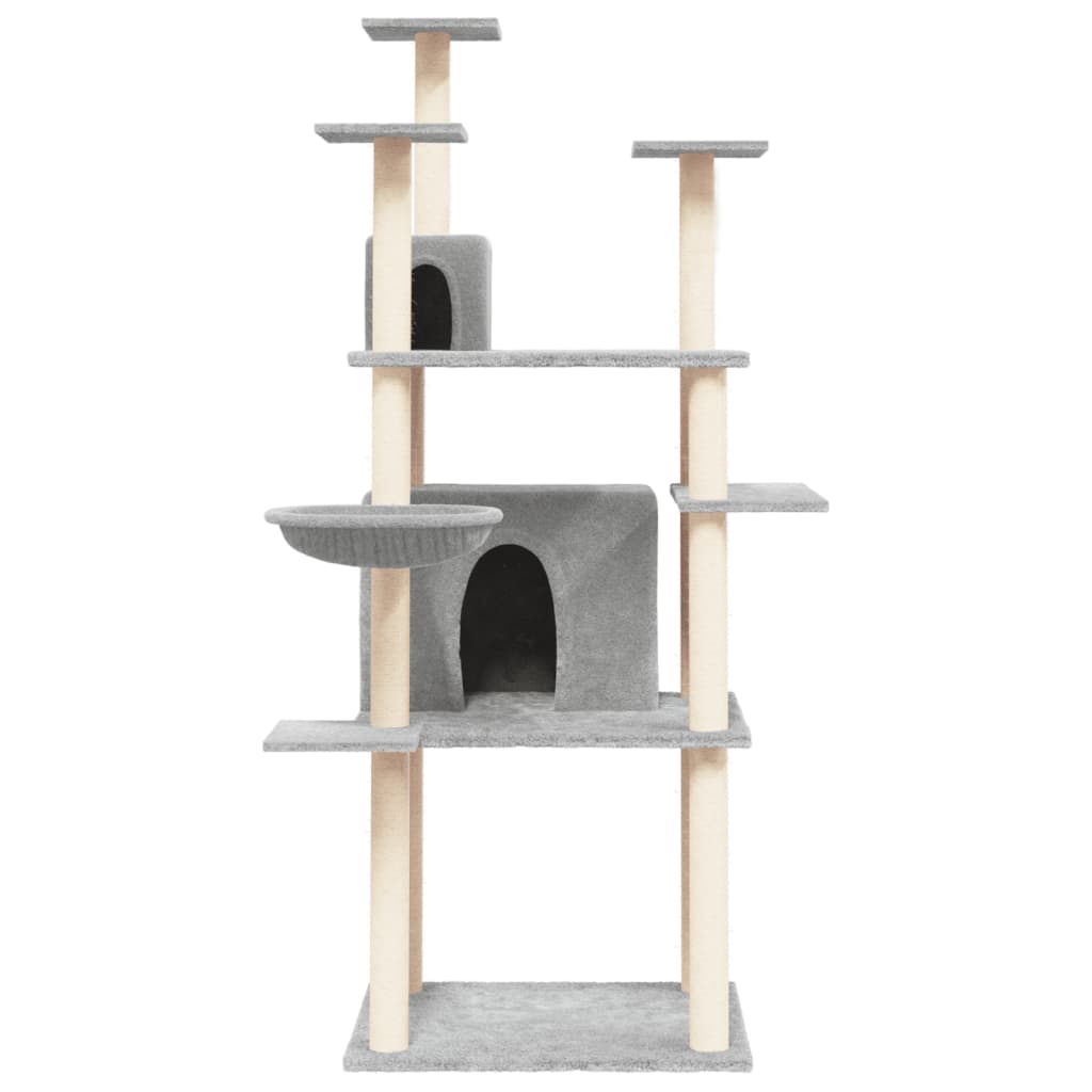 Meuble pour chat avec griffoirs en sisal 166 cm