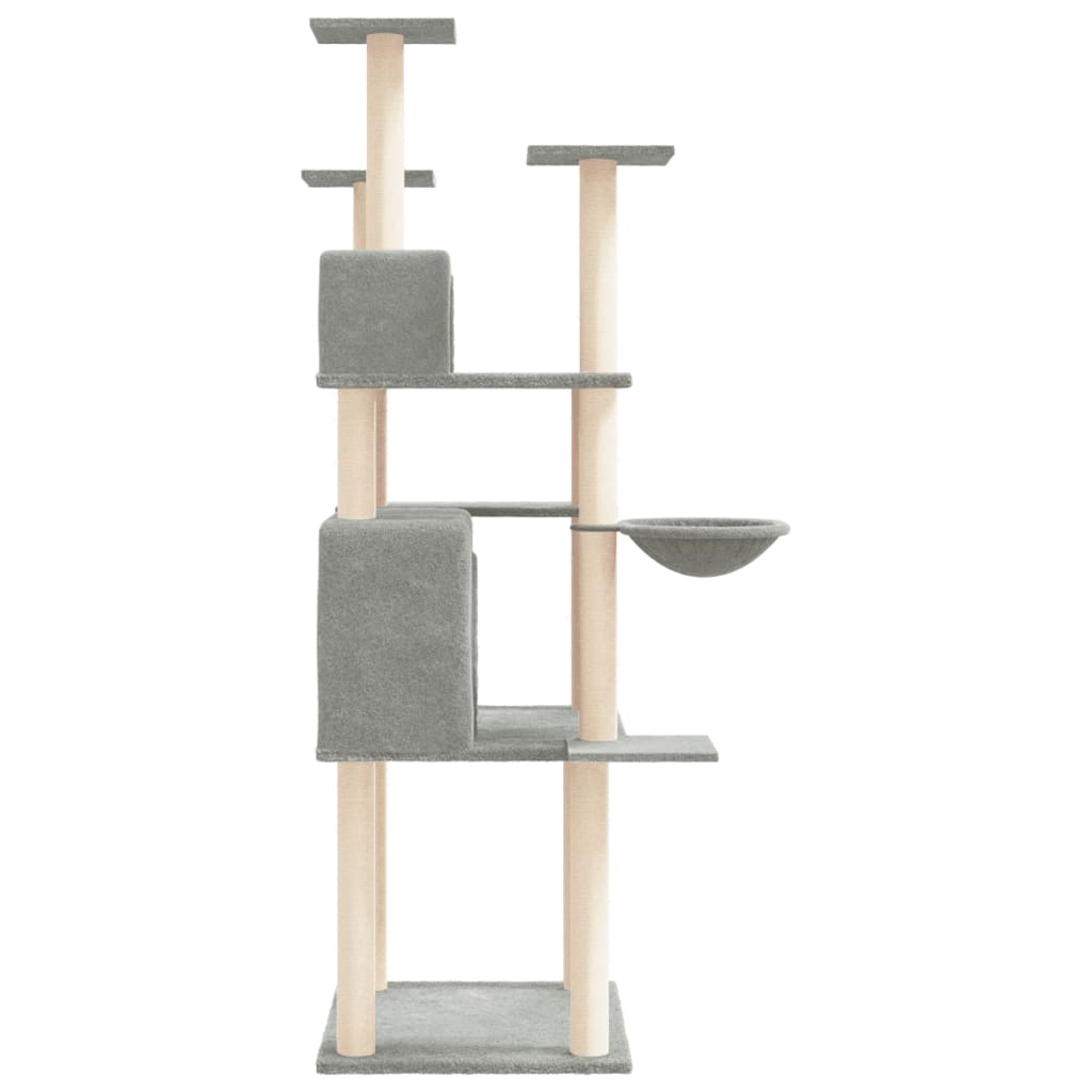 Meuble pour chat avec griffoirs en sisal 166 cm