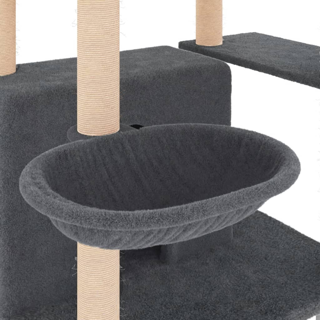 Meuble pour chat avec griffoirs en sisal 166 cm