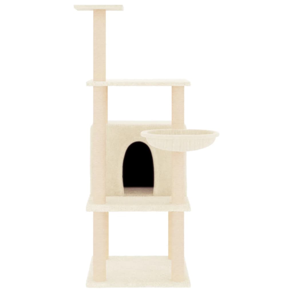 Meuble pour chat avec griffoirs en sisal 132 cm