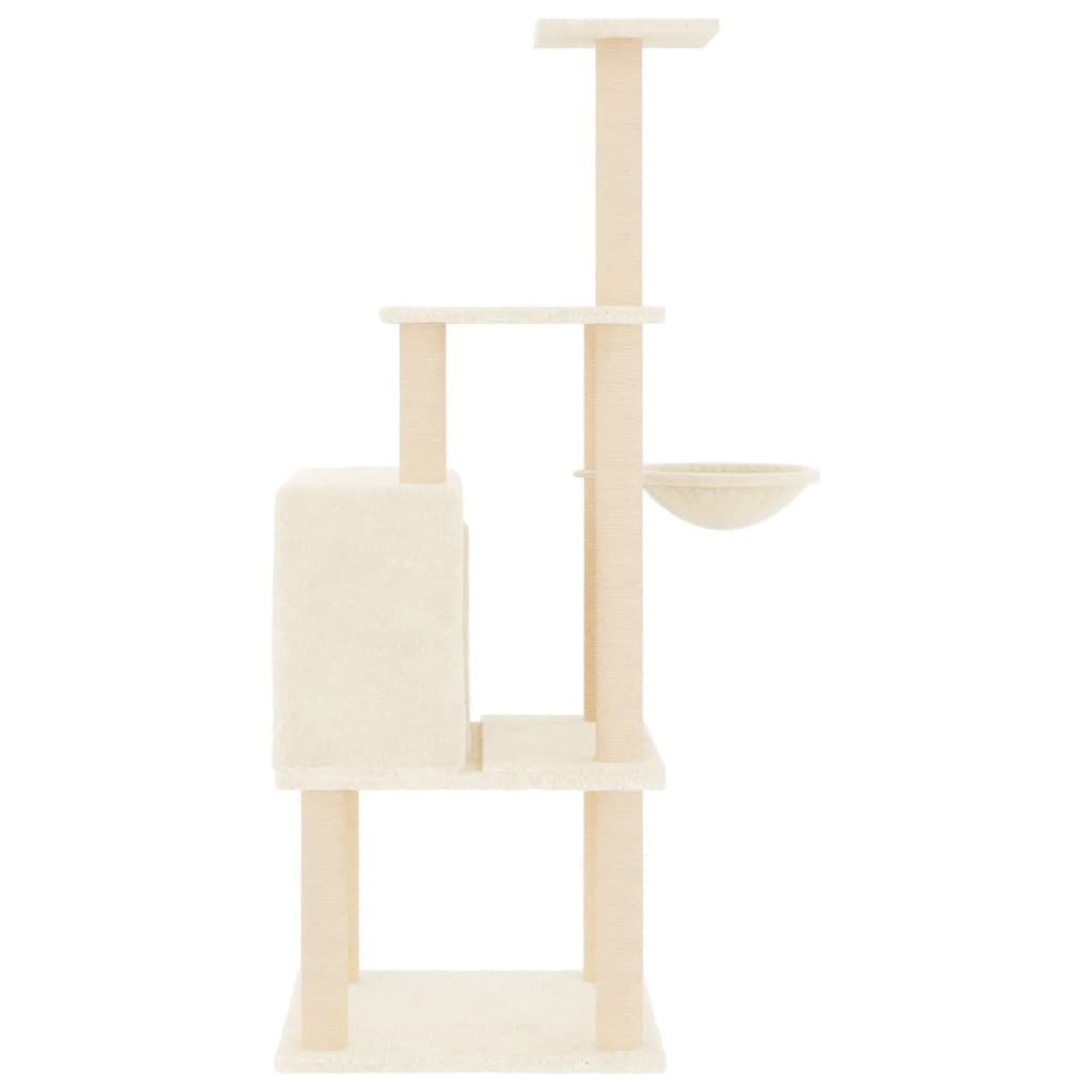 Meuble pour chat avec griffoirs en sisal 132 cm