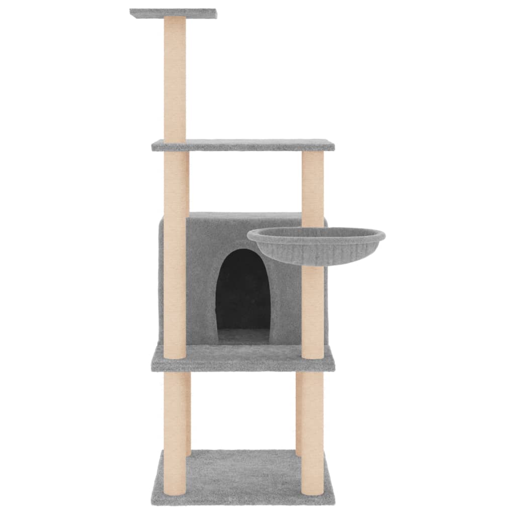 Meuble pour chat avec griffoirs en sisal 132 cm