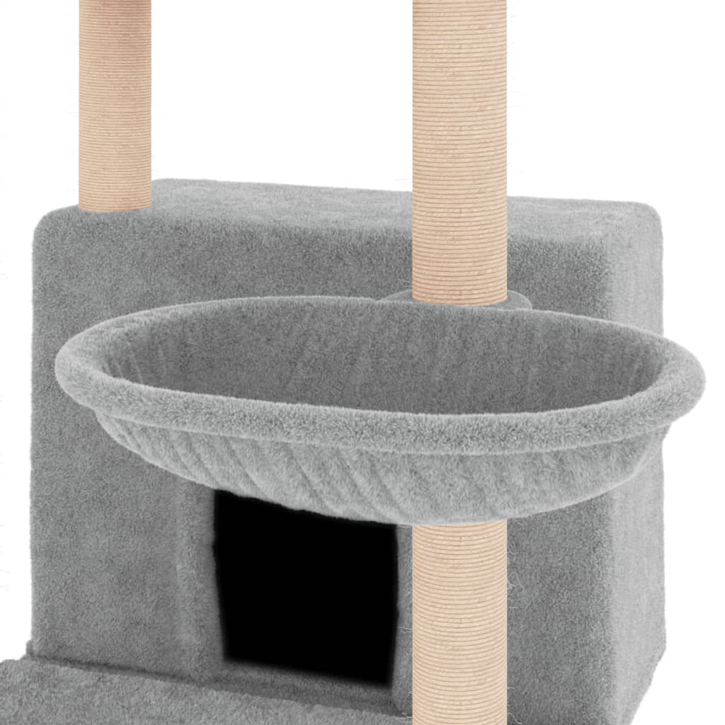 Meuble pour chat avec griffoirs en sisal 132 cm