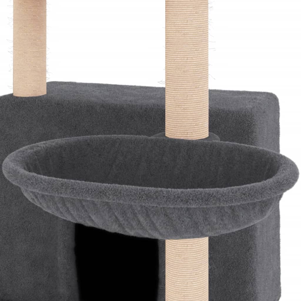 Meuble pour chat avec griffoirs en sisal 132 cm