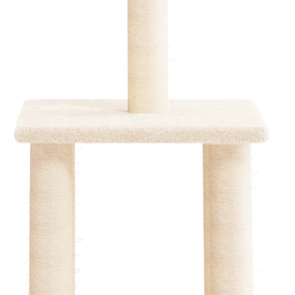 Kattenmeubel met sisal krabpalen 85,5 cm