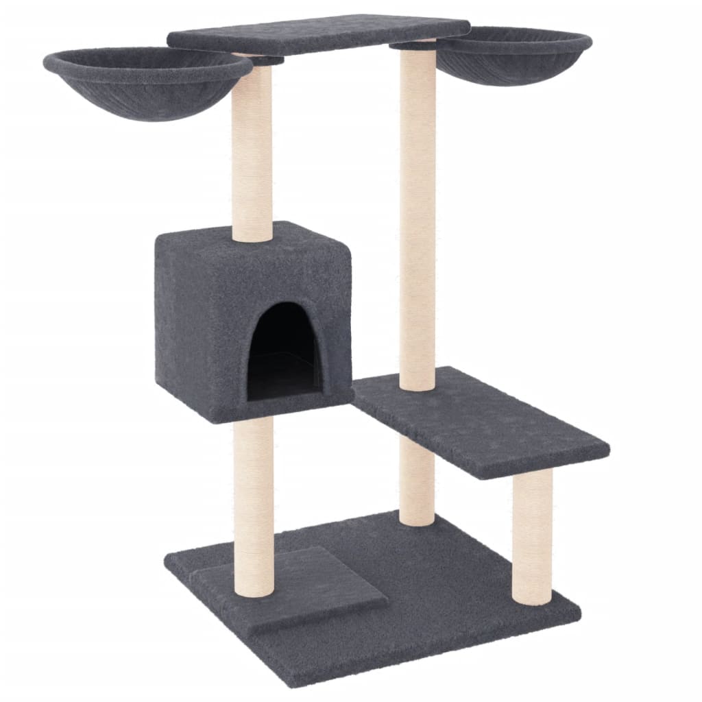 Meuble pour chat avec griffoirs 82 cm