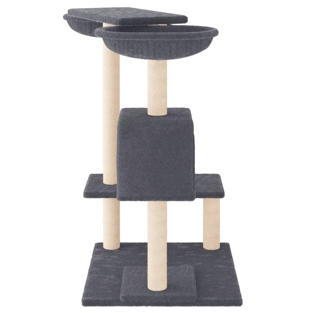 Meuble pour chat avec griffoirs 82 cm