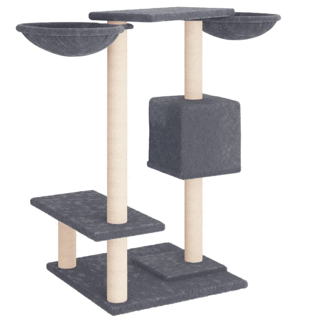 Meuble pour chat avec griffoirs 82 cm