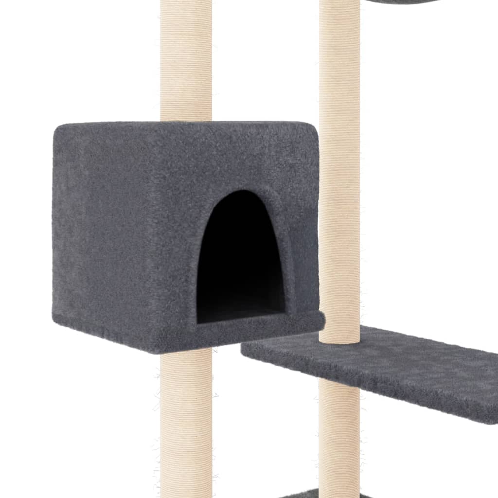 Meuble pour chat avec griffoirs 82 cm