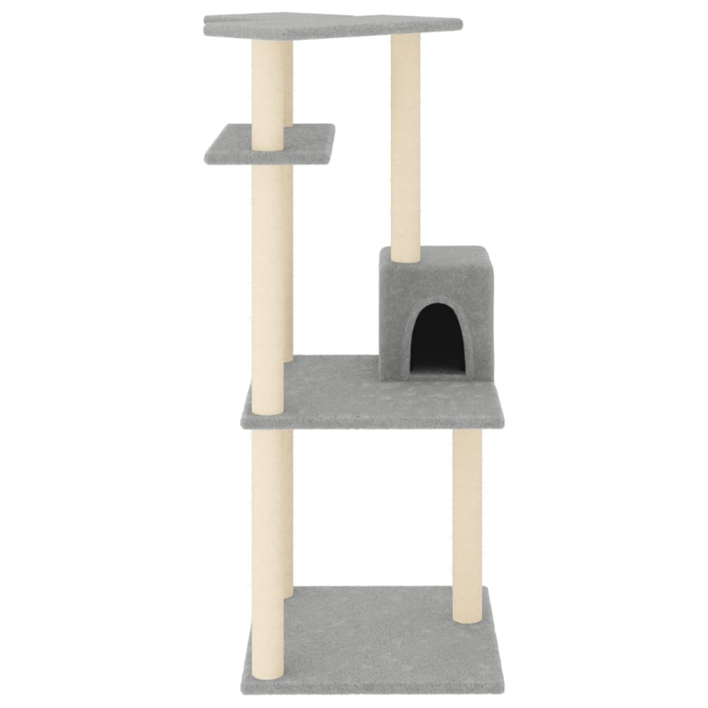 Meuble pour chat avec griffoirs en sisal 123 cm