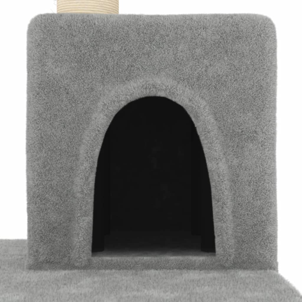 Meuble pour chat avec griffoirs en sisal 123 cm