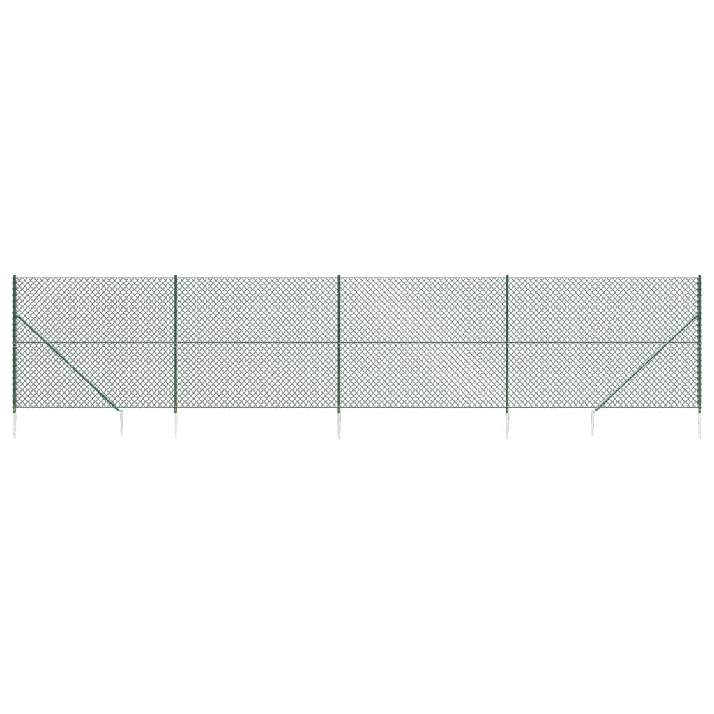 Gaashek met grondankers 0,8x25 m