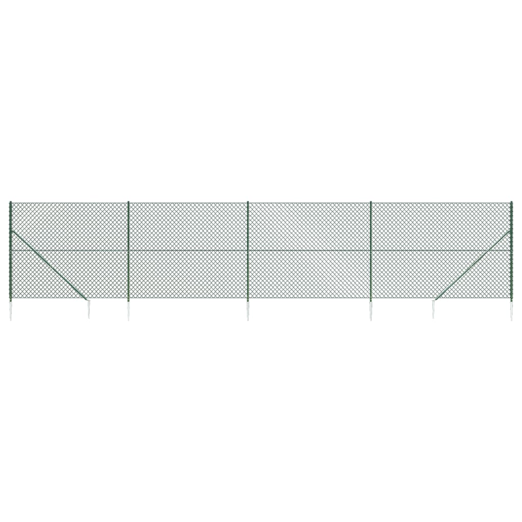 Gaashek met grondankers 0,8x25 m