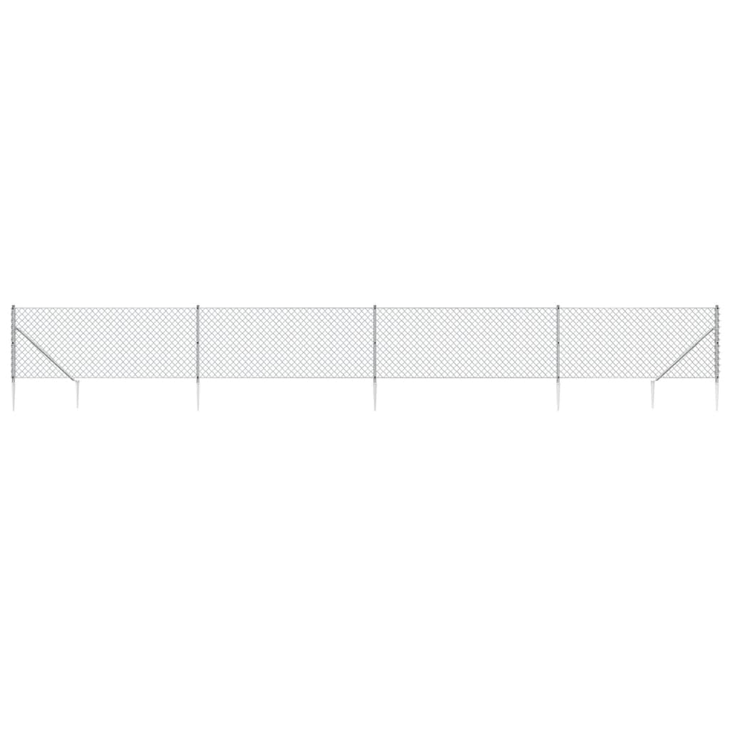 Gaashek met grondankers 0,8x25 m