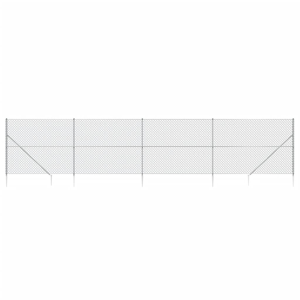 Gaashek met grondankers 0,8x25 m