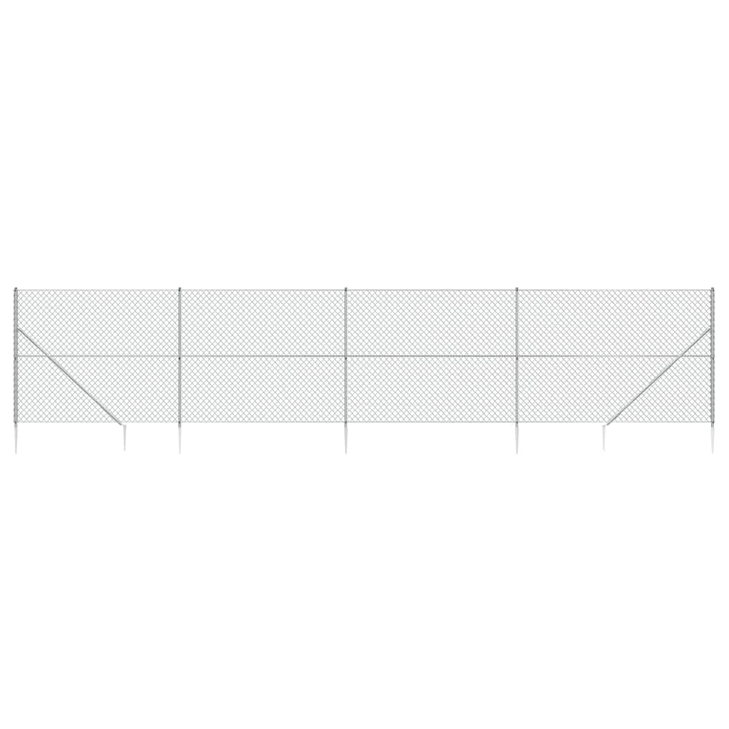 Gaashek met grondankers 0,8x25 m