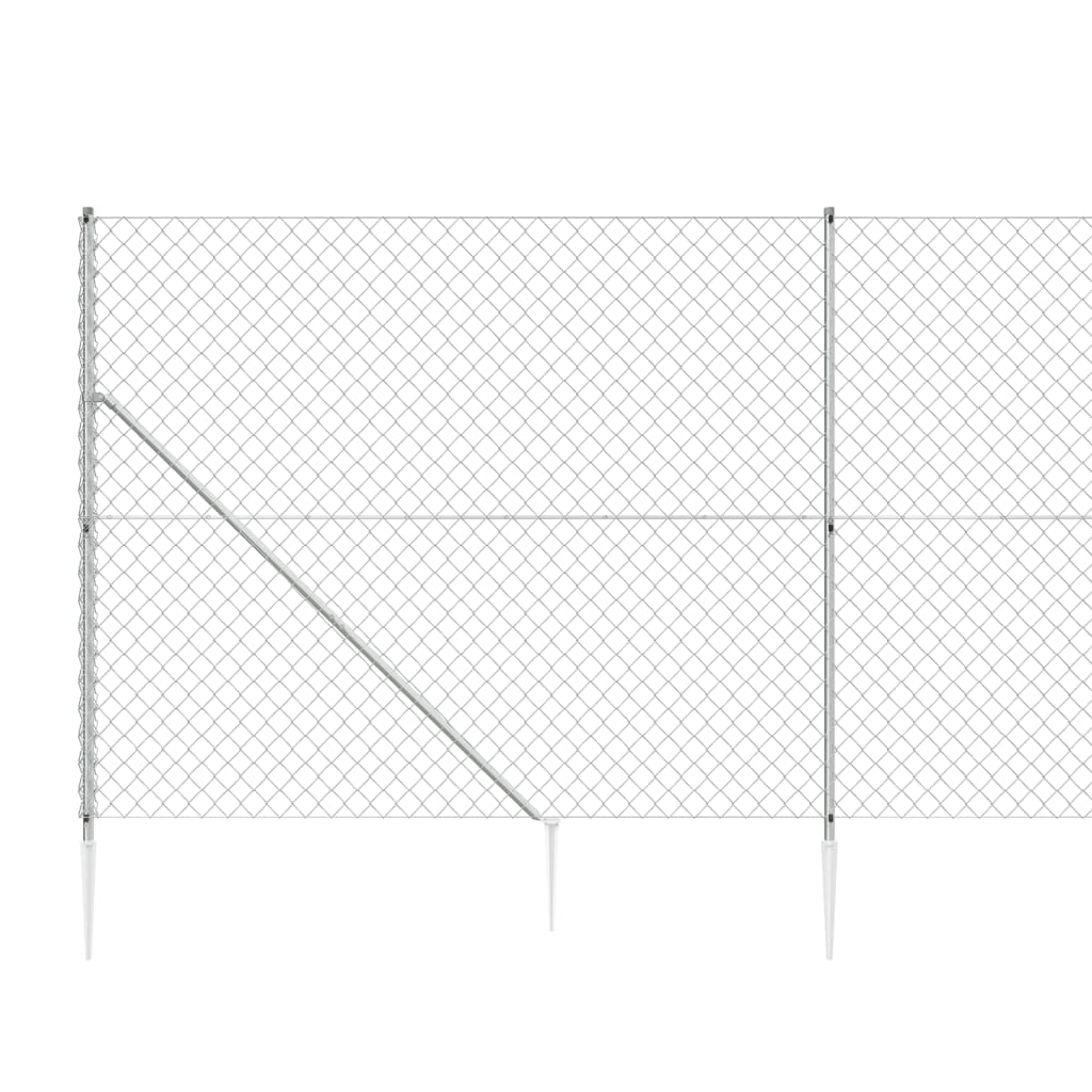 Gaashek met grondankers 0,8x25 m