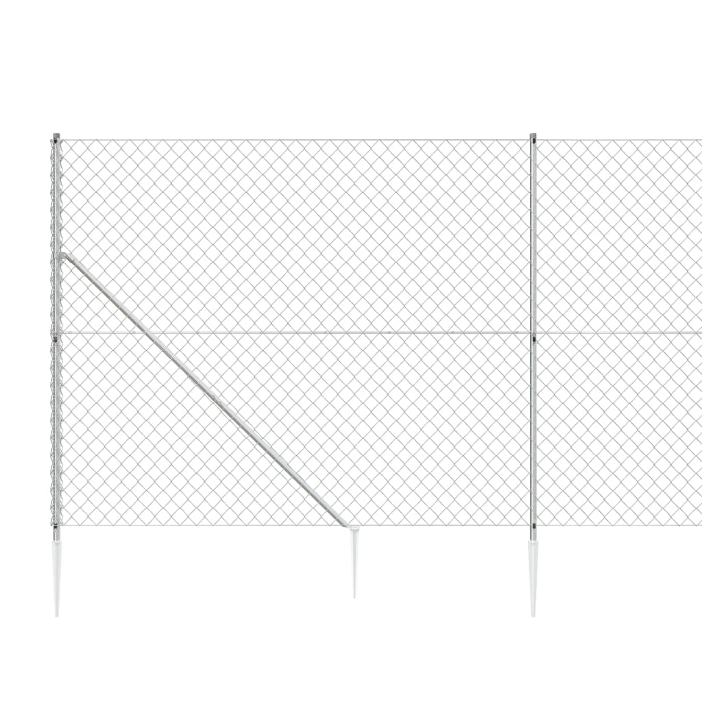 Gaashek met grondankers 0,8x25 m