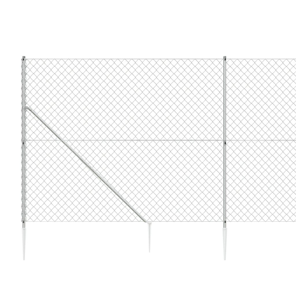 Gaashek met grondankers 0,8x25 m