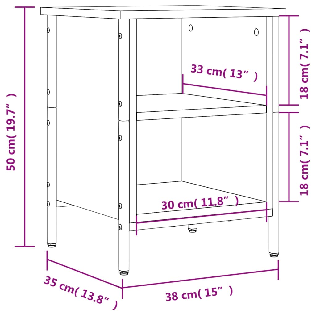 Schoenenkast 100x35x70 cm bewerkt hout