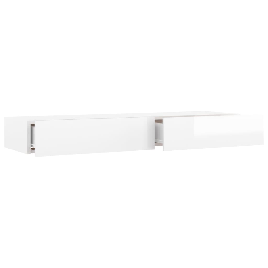 Tv-meubelen 2 st met LED 60x35x15,5 cm