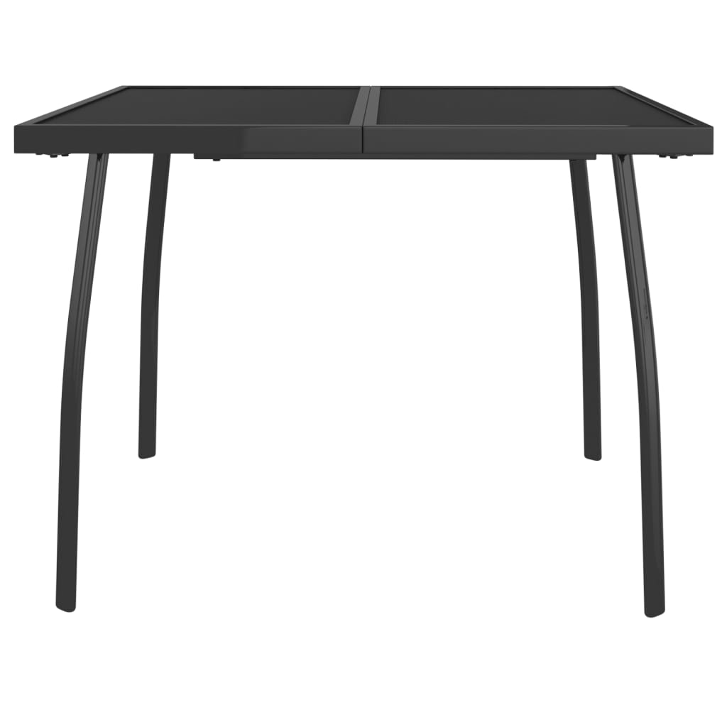 Table de jardin 110x80x72 cm maille acier, anthracite