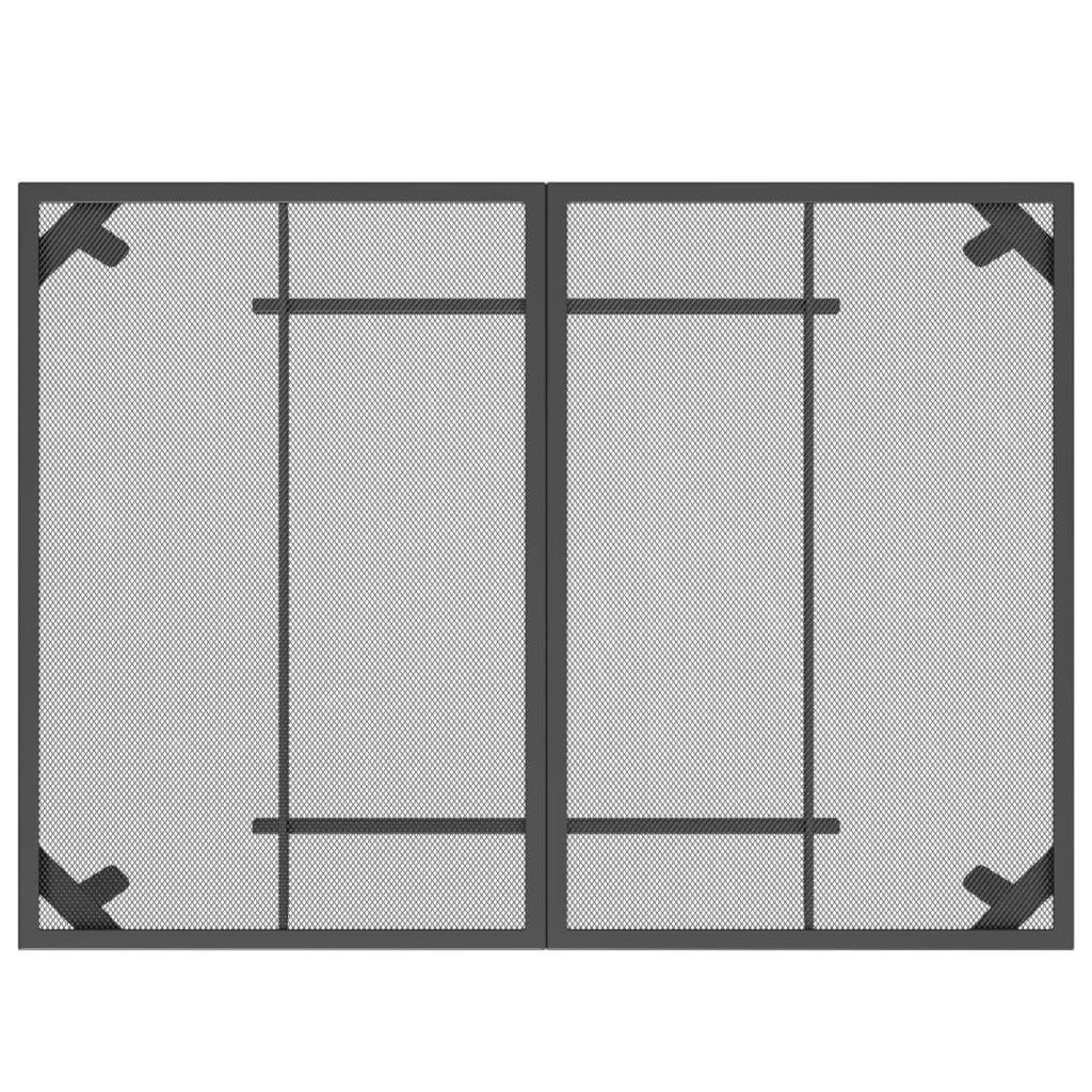 Table de jardin 110x80x72 cm maille acier, anthracite