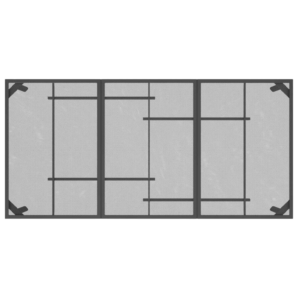 Table de jardin 110x80x72 cm maille acier, anthracite