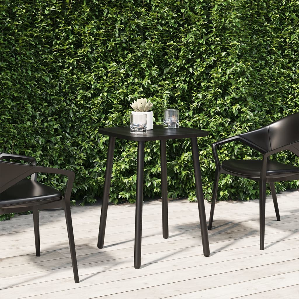 Table de jardin 50x50x71 cm acier, anthracite