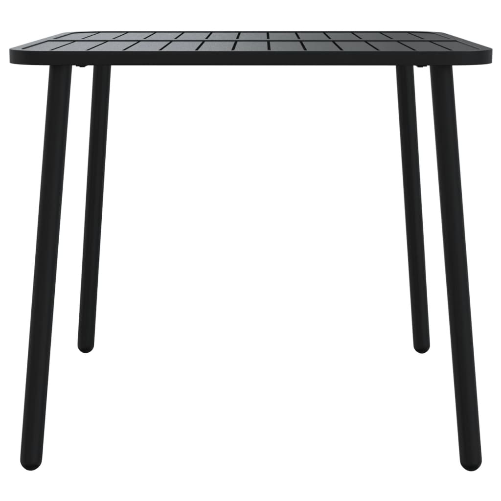 Table de jardin 50x50x71 cm acier, anthracite