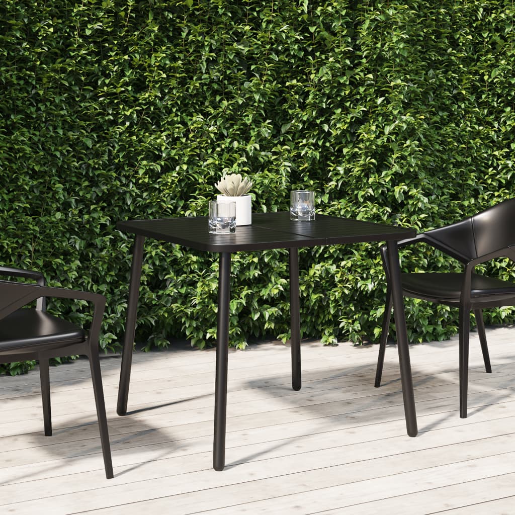 Table de jardin 50x50x71 cm acier, anthracite