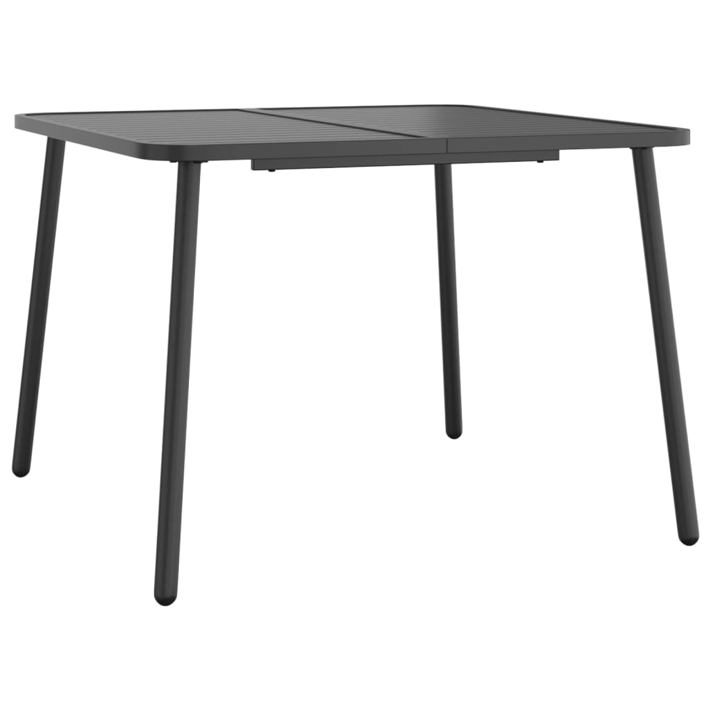 Table de jardin 50x50x71 cm acier, anthracite