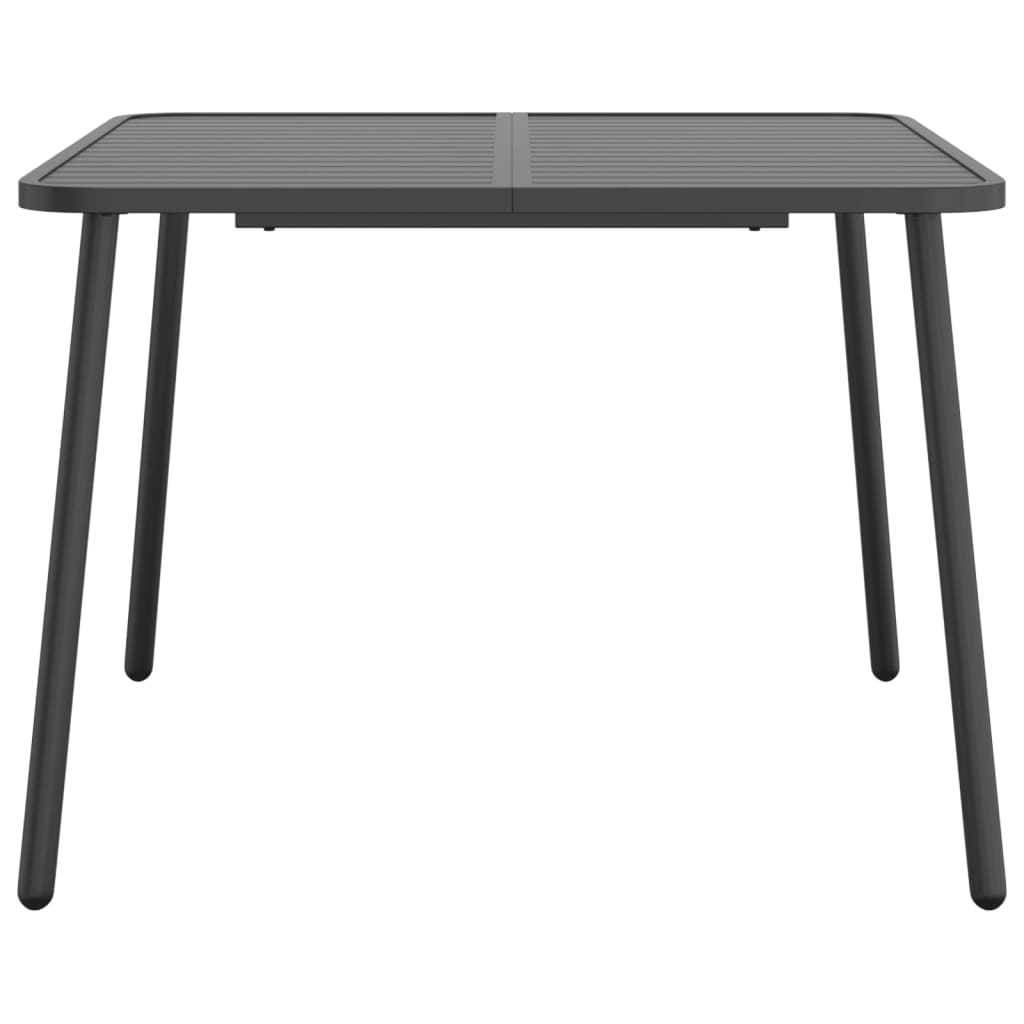 Table de jardin 50x50x71 cm acier, anthracite