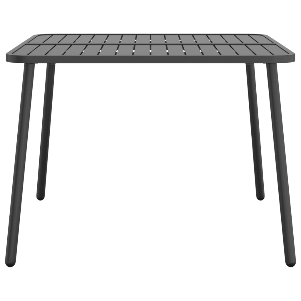 Table de jardin 50x50x71 cm acier, anthracite