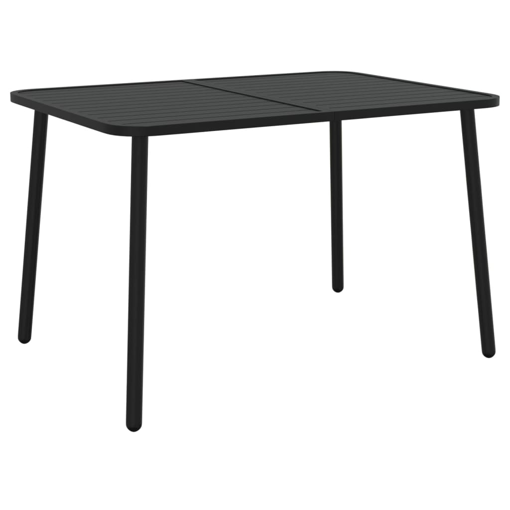 Table de jardin 50x50x71 cm acier, anthracite