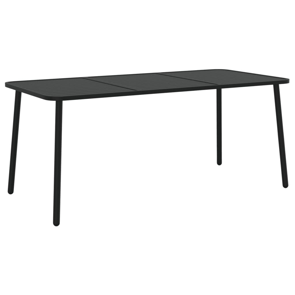 Table de jardin 50x50x71 cm acier, anthracite