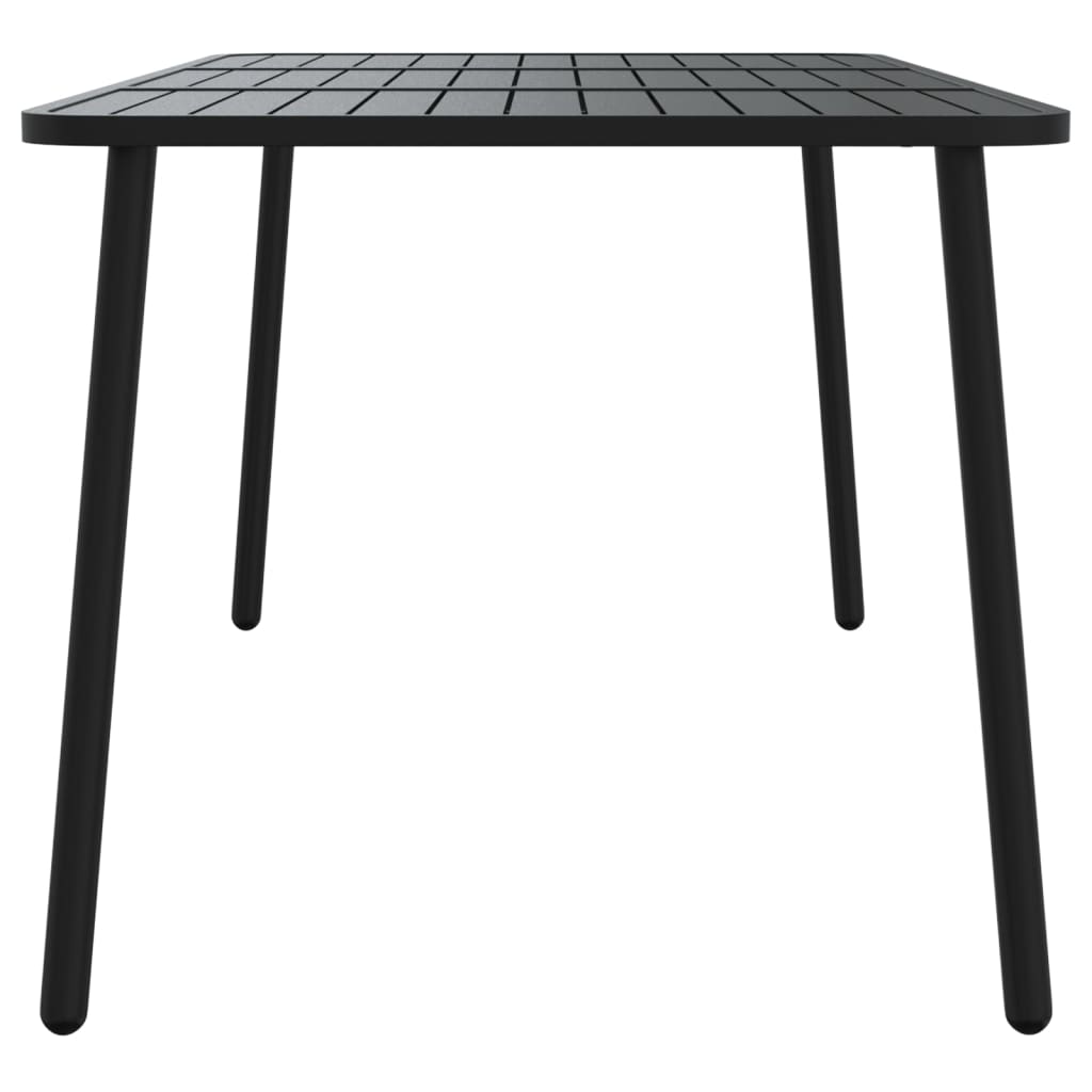 Table de jardin 50x50x71 cm acier, anthracite