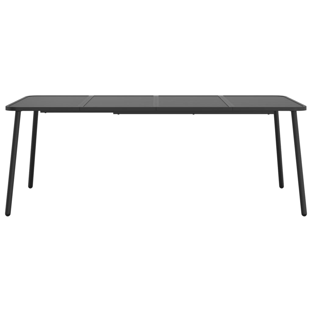 Table de jardin 50x50x71 cm acier, anthracite