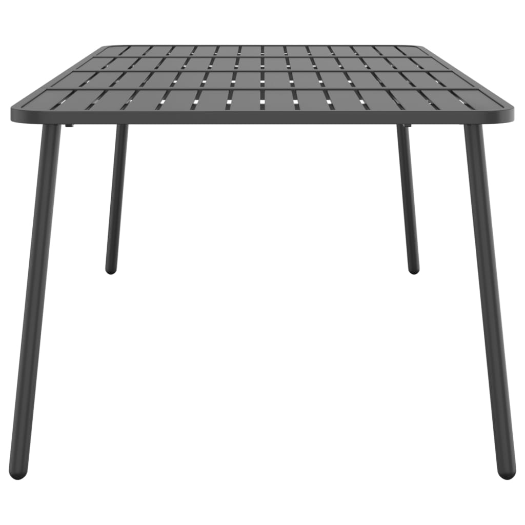 Table de jardin 50x50x71 cm acier, anthracite